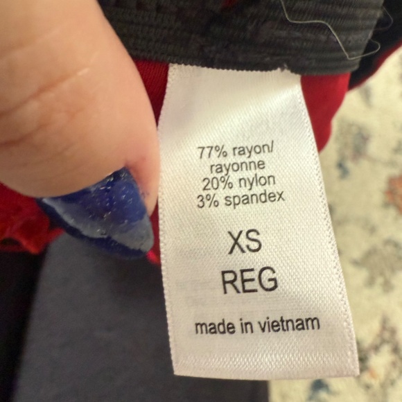 Red Work Pants - Picture 4 of 6